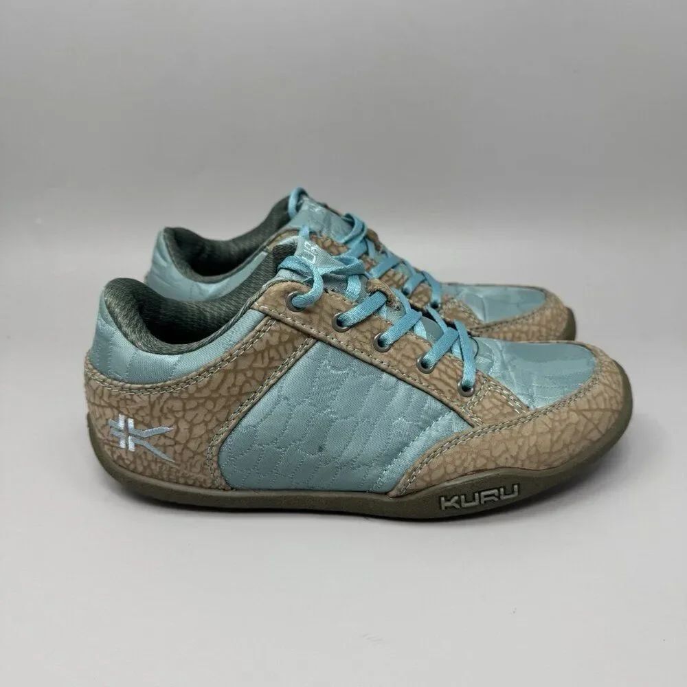 Kuru Chicane Women’s Low Top Hiking Shoes Brown Teal Size 7.5